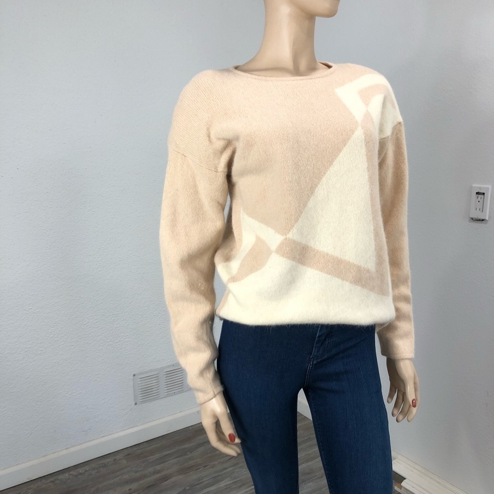 Vintage Outlander cream,beige overside sweater S:L